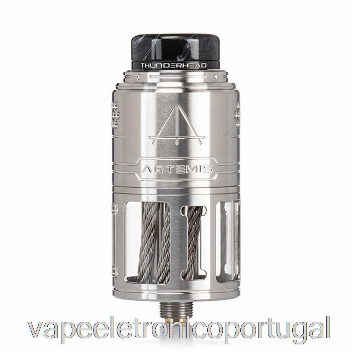 Vape Eletrônico Thunderhead Criações Artemis V2 Top Coiler 25mm Rdta Prata